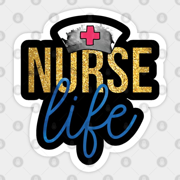 nurse life Sticker by busines_night